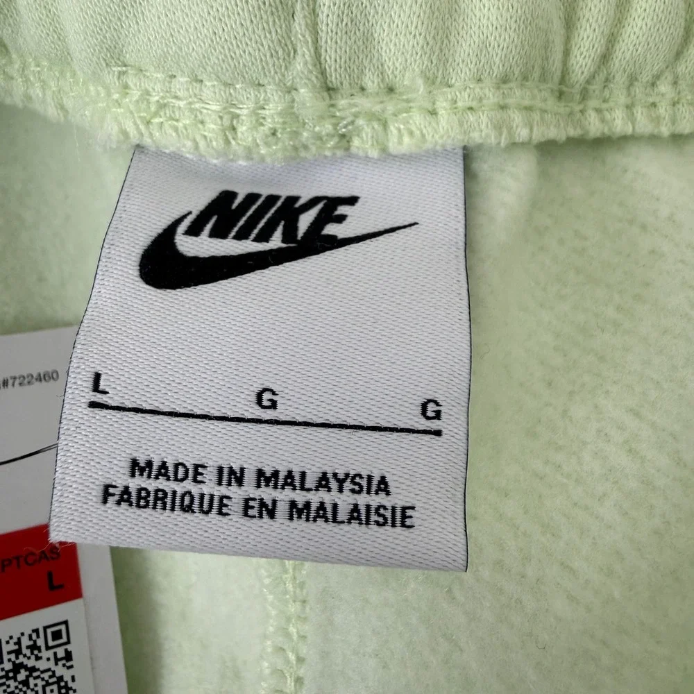 Nike Kids Standard Fit Jogger‎ Sweatpants Lime Green Casual Sportswear Size L